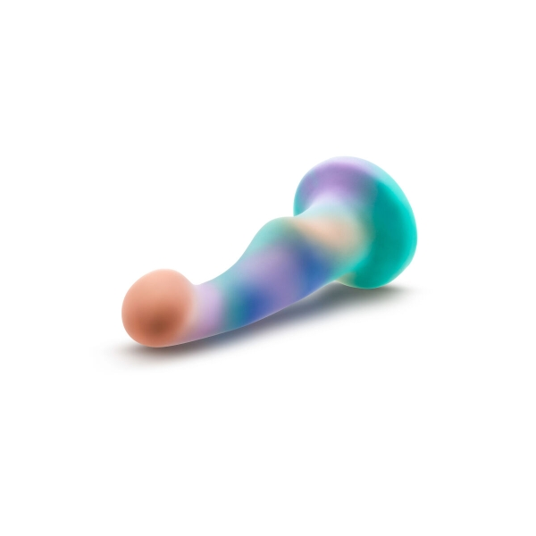 Avant Opal Dreams Dildo Curvado 6 Polegadas, silicone Purio™, com base de sucção e superfície Ultrasilk™, ideal para estimulação intensa.