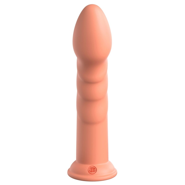 Dillio  Dildo Platinum Collection em silicone curado com platina, com ventosa ultra-forte e design flexível para conforto e versatilidade.