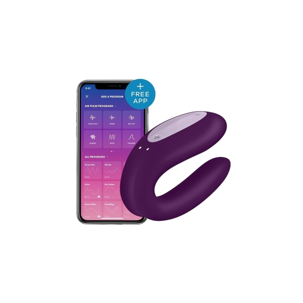 Double Joy Vibrador para casal com app