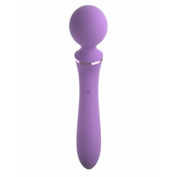 Massageador Fantasy For Her Duo Wand Massage-Her com dois motores, 10 modos de vibração, silicone elite e design ergonômico.