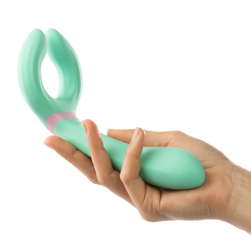 Kay Multifunction Aqua, vibrador versátil com 3 motores, 32 modos de uso, design flexível e à prova d'água, ideal para estímulo de zonas erógenas de homens, mulheres e casais.