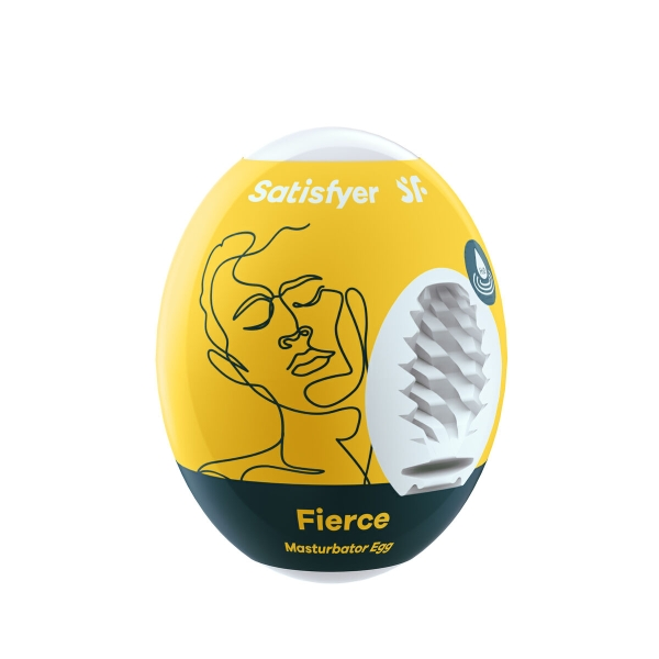 atisfyer Masturbator Eggs com texturas Riffle, Bubble e Fierce, material Cyberskin inovador, design compacto e sensação intensa para momentos de prazer únicos.