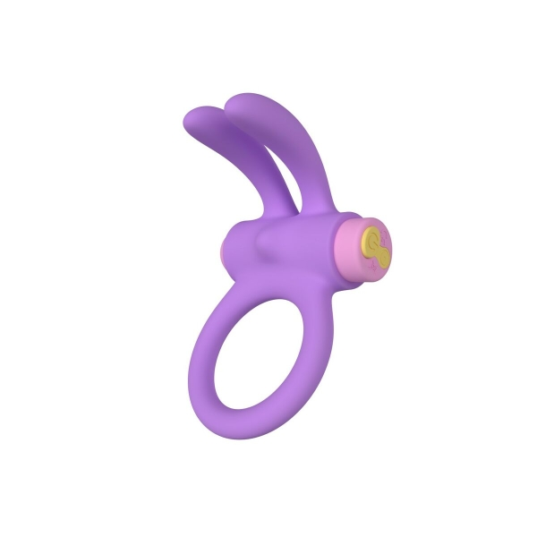 Anel vibrador Riny Color Toy com bala vibratória removível e controle remoto para estimulação mútua e momentos íntimos intensos.