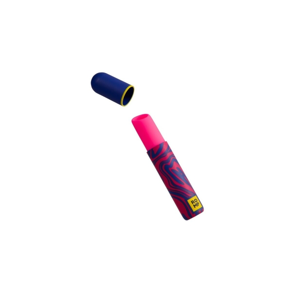 ROMP Lipstick estimulador clitoriano compacto com tecnologia Pleasure Air™ e design à prova d'água.