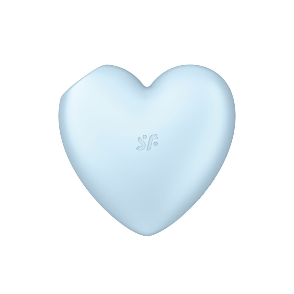 Vibrador Satisfyer Cutie Heart com ondas de pressão, vibrações e design compacto em forma de coração.