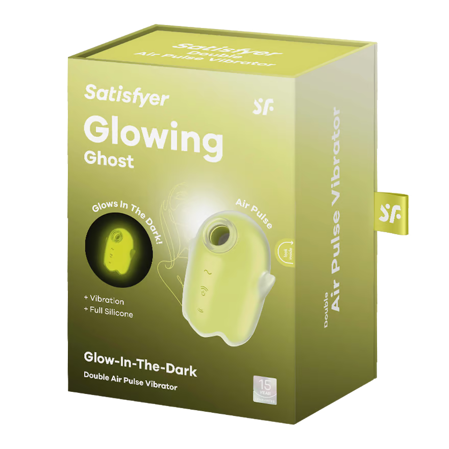 Glowing Ghost | Vibrador com Ondas de Pressão