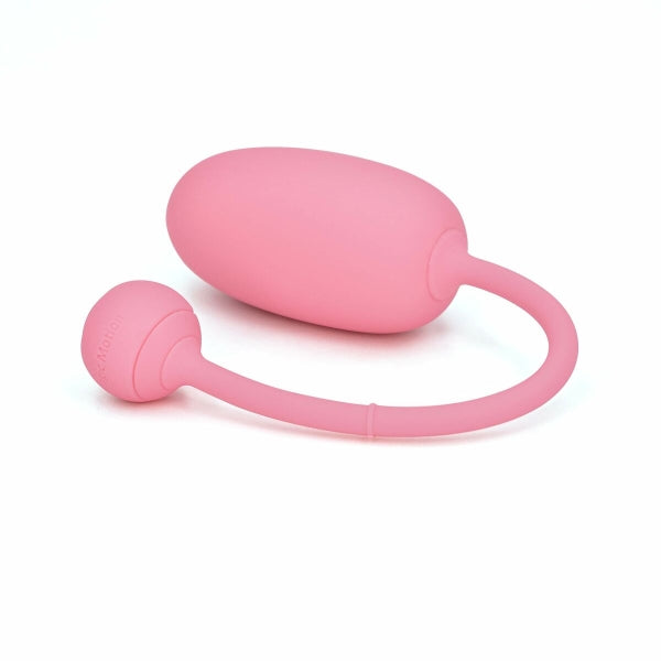Dispositivo Kegel Coach em silicone, com sensores de pressão e compatibilidade com app.