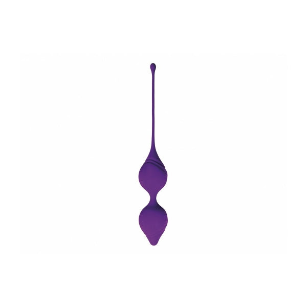 Bolas Chinas Virgite em silicone hipoalergênico com núcleo móvel, design ergonômico e embalagem sofisticada.