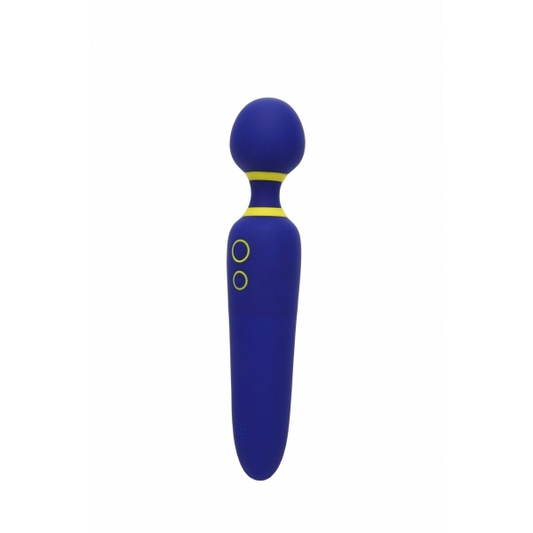 ROMP Flip massageador compacto com 4 modos de vibração, 6 níveis de intensidade e design à prova d'água.