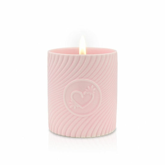 ela de massagem HighOnLove em recipiente elegante, com óleo de cânhamo e aroma sofisticado.